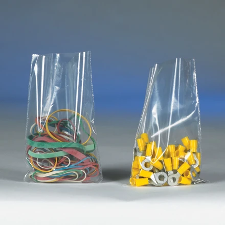 12 x 16" - 1 Mil Flat Poly Bags (Case of 1000)