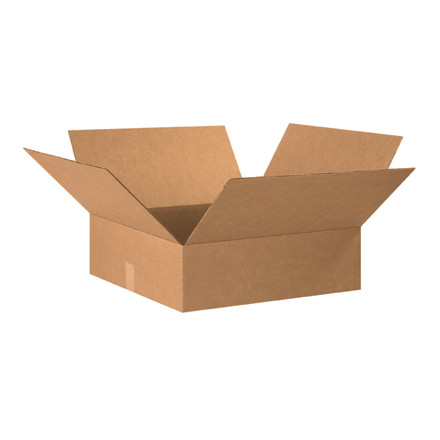 20 x 20 x 6" Flat Corrugated Boxes (Bundle of 15)