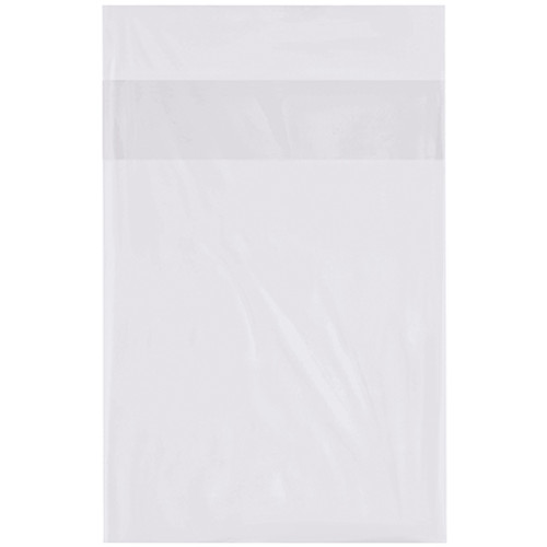 9 x 12" - 1 Mil Flap Lock Poly Bags (Case of 1000)