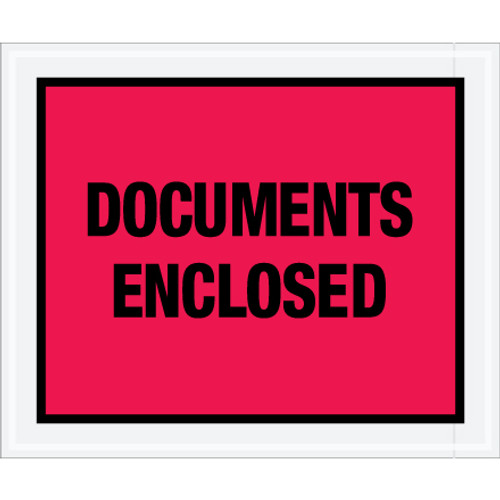 10 x 12" Red "Documents Enclosed" Envelopes (Case of 500)