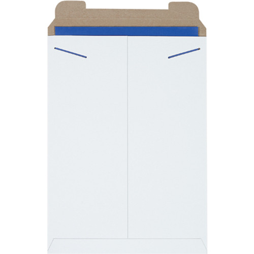 13 x 18" White Stayflats Mailers (Case of 100)