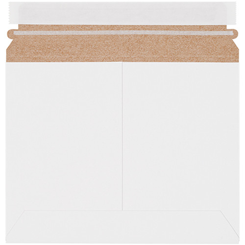 9 x 7" White Stayflats Lite Mailers (Case of 200)