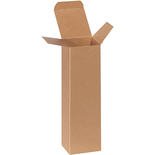 3 x 3 x 10" Kraft Reverse Tuck Folding Cartons (Case of 250)