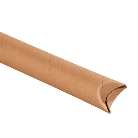 2 x 36" Kraft Crimped End Tubes (Case of 50)
