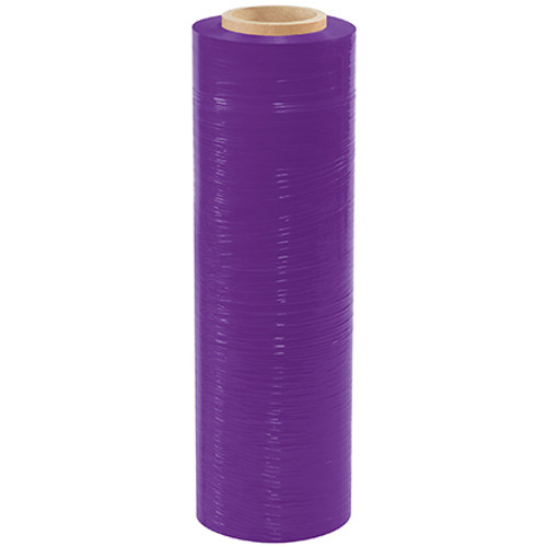 18" x 80 Gauge x 1500' Purple Cast Hand Stretch Film (Case of 4)