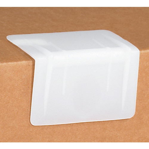 3 1/2 x 2" - White Plastic Strap Guards (Case of 500)