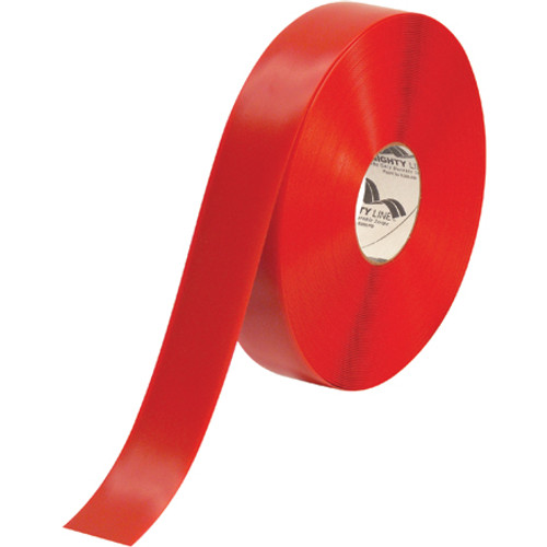 2" x 100' Red Mighty Line Deluxe Safety Tape