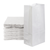 7 ¾ x 4 ¾ x 16" White Grocery Bags (500-Pack)