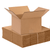 10"L x 10"W x 6"H Corrugated Box, 25-Pack