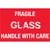 2 x 3" - "Fragile - Glass - Handle With Care" Labels (Roll of 500)