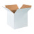 16 x 16 x 16" White Corrugated Boxes (Bundle of 25)