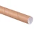 1 1/2 x 15" Kraft Tubes with Caps (Case of 50)