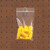 4 x 4" - 4 Mil Reclosable Poly Bags w/ Hang Hole (Case of 1000)