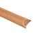 2 1/2 x 30" Kraft Crimped End Tubes (Case of 34)