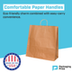 18 x 7 x 18" Kraft Paper Shopping Bags (200-Pack)