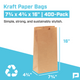 7 ¾ x 4 ¾ x 16" Kraft Hardware Bags (400-Pack)