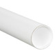 4 x 24" White Tubes with Caps (Case of 15)