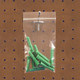 3 x 3" - 2 Mil Reclosable Poly Bags w/ Hang Hole (Case of 1000)