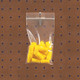 3 x 5" - 4 Mil Reclosable Poly Bags w/ Hang Hole (Case of 1000)