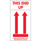 4 x 8" - "This End Up" Labels (Roll of 500)