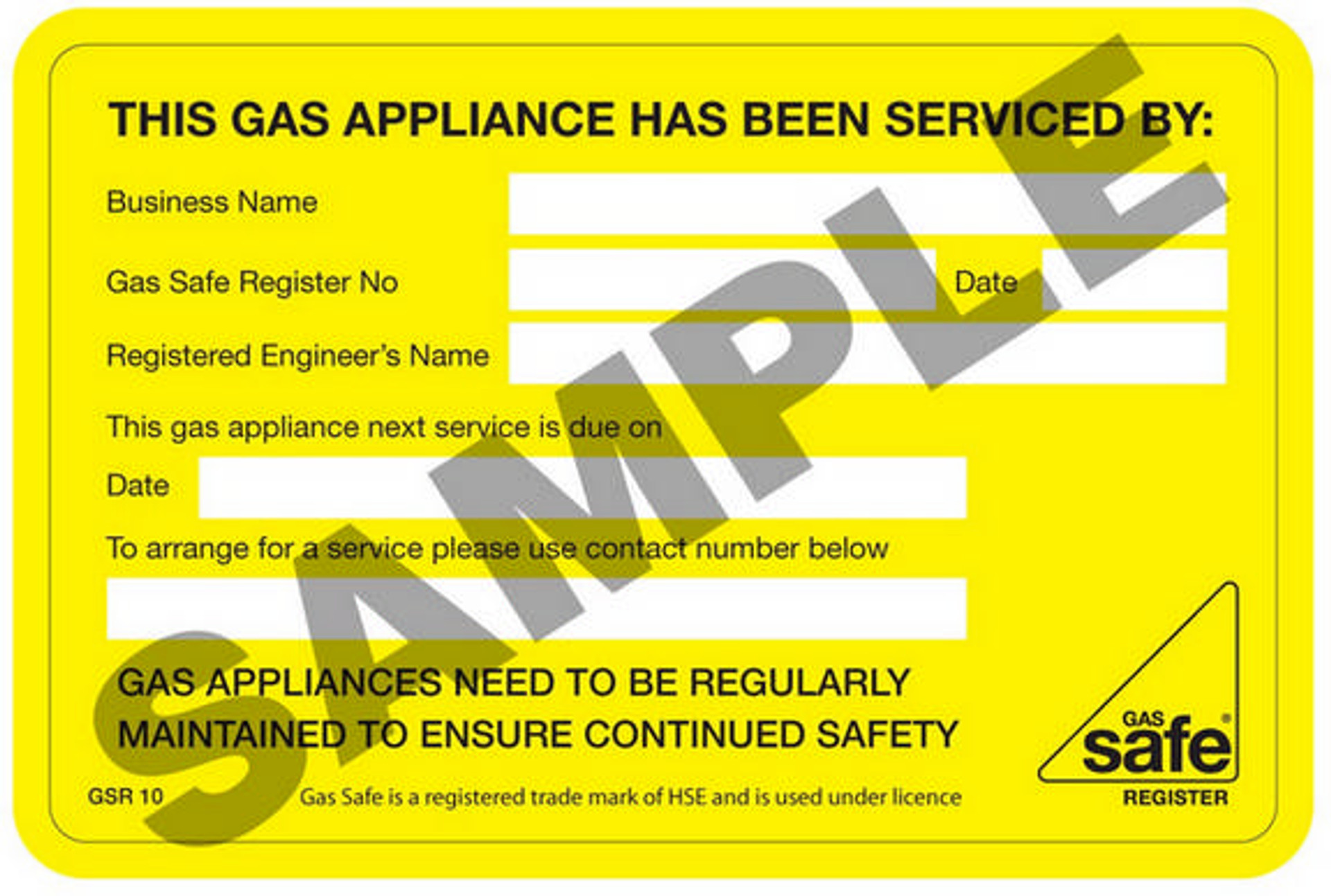Gas Inspection Record