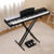 88-Key Keyboard Piano Set with Adjustable Stand-Black - Color: Black D681-MU10125US-DK