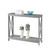 Grey Wood Console Sofa Table with Bottom Storage Shelf Q280-GCSTCHEY8518981