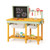Kids Wooden Toy Workbench with Storage Space and Blackboard B593-TP10201