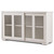 Modern Cream White Wood Buffet Sideboard Cabinet with Glass Sliding Door Q280-WBSCD1659420123
