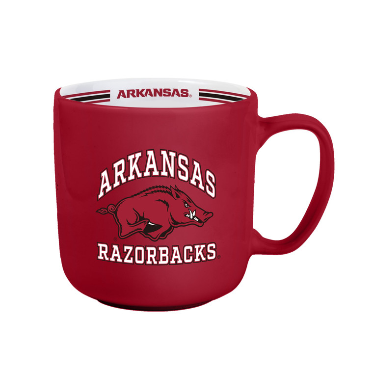Arkansas Razorbacks Coffee Mug 15oz Stripe Design Z157-9738115340