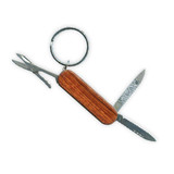 Mini Pocket Knife Keyring - Rosewood - Sim Crawcour Pty Ltd Mini Pocket Knife Keyring - Rosewood - Sim Crawcour Pty Ltd