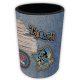 Can Holder - Distressed Denim Tassie Badges