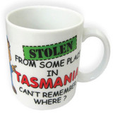Coffee Mug Stolen from Tasmania