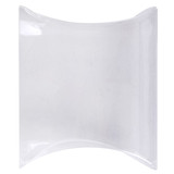 A Clear Pillow Pack designed for pen packaging, featuring a sleek, transparent surface and a curved shape.