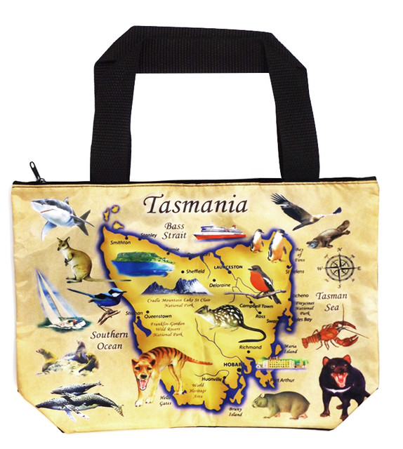 Map of Tasmania (Print) 27x18x9cm Map of Tasmania (Print) 27x18x9cm