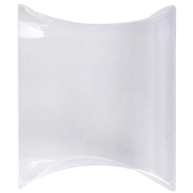 A clear pillow pack for pen packaging, featuring a sleek and smooth design.