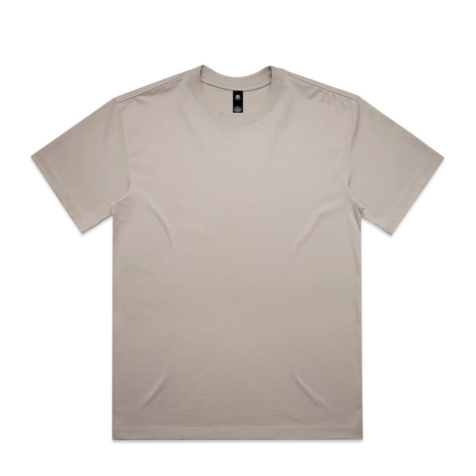 A light beige Box Tee t-shirt with a simple design and a logo at the neckline.
