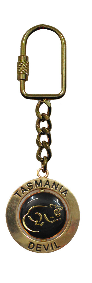 Round Gold Line Devil Tasmania