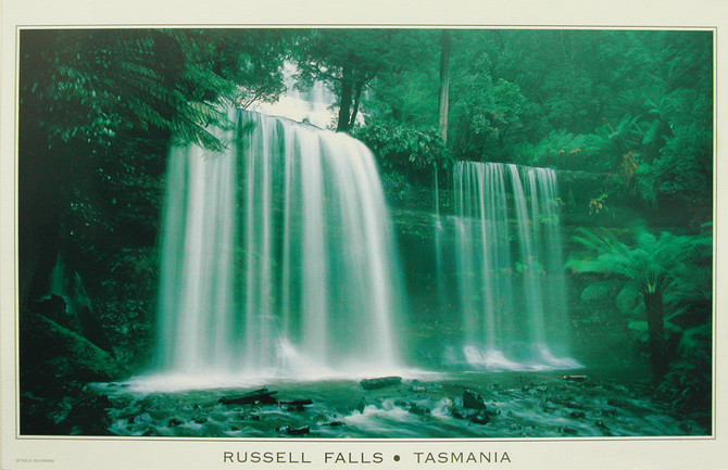 Rectangular 43 x 28 Russell Falls Tasmania