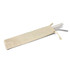 A set of stainless steel drinking straws in a natural coloured fabric pouch, featuring a cleaning brush and a logo.