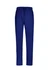 Reversible unisex scrub pants in navy blue with an elastic drawstring waist. Features a logo on the waistband.