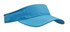 A blue sports ripstop visor with a wide brim and a comfortable band. It features a logo on the side.