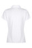 A white polo shirt with a classic collar, featuring a back view. The shirt has a logo at the collar.