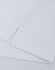 A close-up of a white cotton/poly pique fabric with folded edges, featuring a logo on the corner.