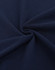 A fabric swatch in navy blue, showcasing a smooth, textured cotton/poly pique weave.