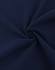 A close-up view of dark navy cotton/poly pique fabric, showcasing its texture and weave.