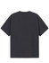 A unisex heavy cotton oversized tee in a dark colour with a plain back and short sleeves.