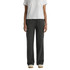 Cuffless track pants in faded black, featuring a relaxed fit and paired with a plain white t-shirt.