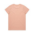 A plain pink T-shirt with a simple design and no visible logos, featuring a standard crew neck and short sleeves.