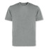 A grey men's T-shirt with a crew neck, short sleeves, and a plain design. It features a logo.